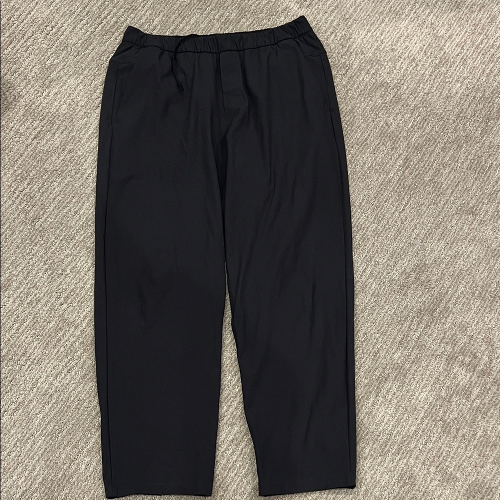 Lululemon Black Pants hemmed length wise